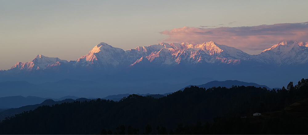 Pink peaks
