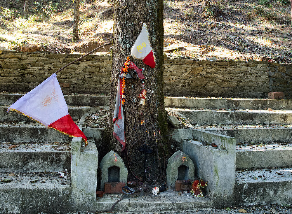 Base of Trishul Devta