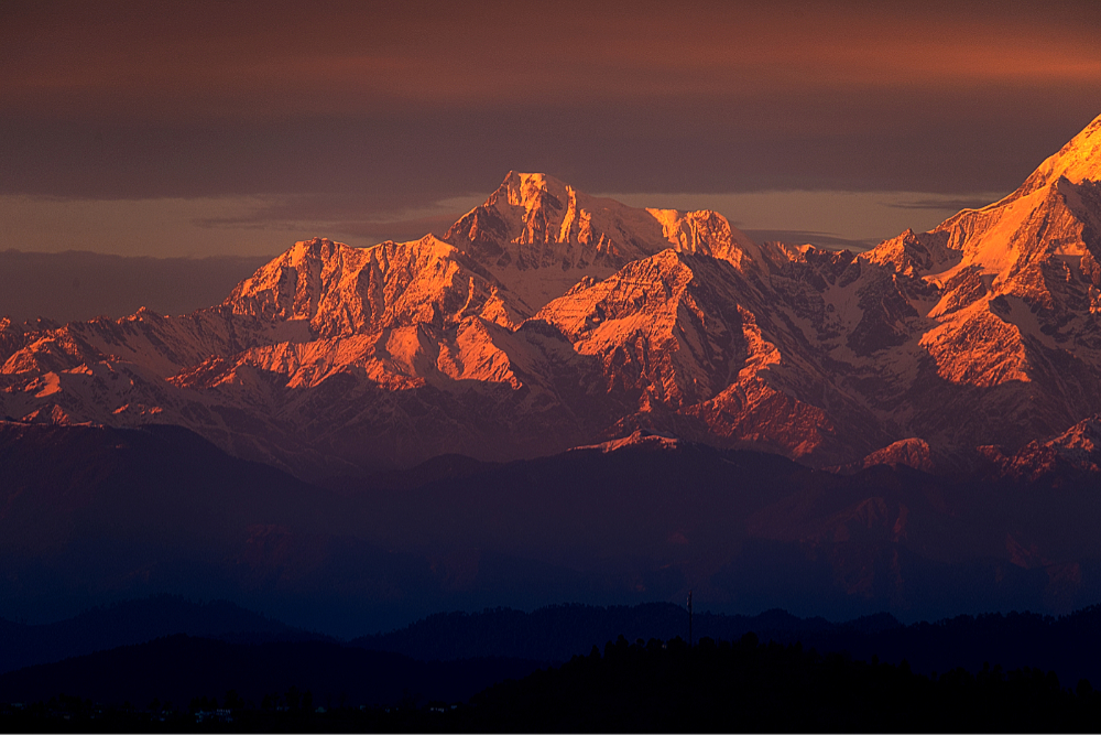 Nanda Ghunti in Alpenglow