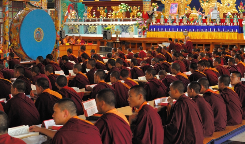 Buddhist Monks Praying