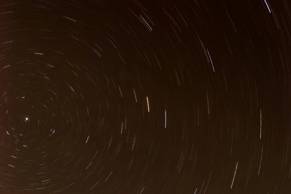 Star Trails around North Star