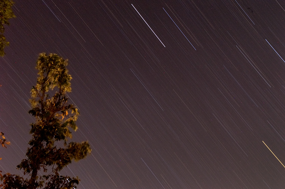 Star Trail with Noise