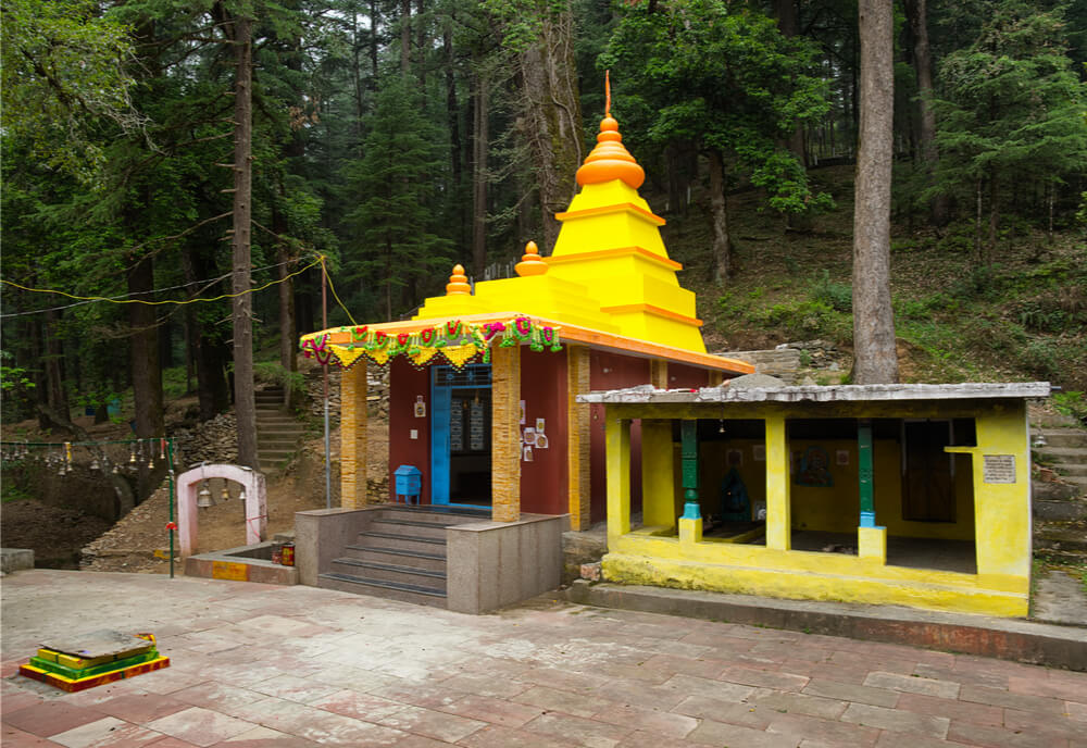 The ancient temple of Lord Vishnu, renovated in a modern style though.